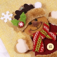 Božićne čarape, velike Xmas Boracinske dekoracije, santa snjegoviće za ventilaciju čarapa božićne ukrase i stranački dodatak
