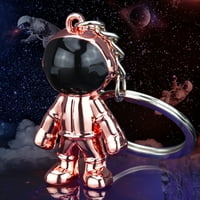 Slatka 3D elektropisana taster za astronaut - Cartoon Spaceman Doll Ornament za metalni devojka Par
