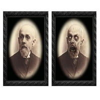 Horror Slika Frame Lincite 3D mijenjanje lica zastrašujuće portrete ukleto sablasno