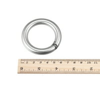 Uxcell vanjsku debljinu debljine zavarene O prstenu od nehrđajućeg čelika