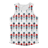 4. jula Muška tenka Tee Američka zastava SAD Zastava 4. srpnja Eagle Funny Tank Top Vintage Tank Top