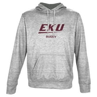 Muški pukovnici Grey Eastern Kentucky Ragbi Naziv Drop pulover Hoodie