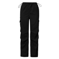 Durtebeua elastični visoko struk gradijent palanzo hlače za žene casual plus veličina ljeto crna