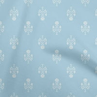 Onuone pamučna kambrična baby plava tkanina azijska blok tkanina za šivanje tiskane zanata tkanine pored