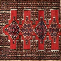 Ahgly Company Indoreni pravokutnik Tradicionalna sienna smeđi perzijski prostirke, 2 '5'