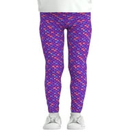 Toddler Polka Dot pantalone Ležerne prilike za plejske dno Cvjetne printeretske atletske hlače Dugi