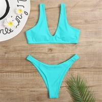Hesxuno kupaći kostimi za žene bikini Žene Diamond Dekoracija Bikini set Push Up kupaće kupaći kostimi