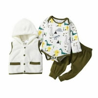 Stamzod novorođenčad zimska odjeća Todler dječaci Džemper odijelo Dinosaurus Prespanovanje rukavskog