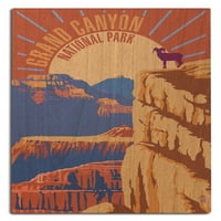 Nacionalni park Grand Canyon, Psihitelic Birch Wood Wall Zidni znak