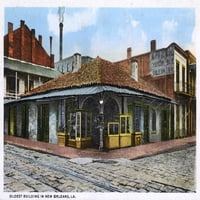 Najstarija zgrada u New Orleansu, Louisiana, Sjedinjene Američke države Poster Print Mary Evans Pharcide