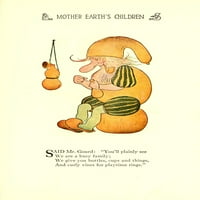 Djeca majke Zemlje, gospodin Gourd Poster Print M.T. Ross