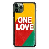 Jedna ljubav Rasta zastava Marley Jamajka Slim Sklapana tvrda gumena gumena Custom Custom poklopca za iPhone XS