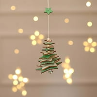 Ukrasi za božićne ukrase Solacol Bells Privjesni božićni ukrasi Petokraka zvijezda Božićno ukrašavanje
