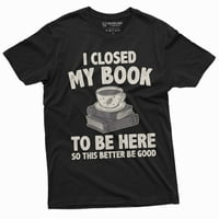 Zatvoreno My Book majica Smiješna knjiga Čitanje poklon kratkih majica Povratak na školsku bibliotečku košulju biblioteke