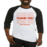 Cafepress - Hvala vam ugodan dan bejzbol dres - pamučni bejzbol dres, košulja rukova Raglan