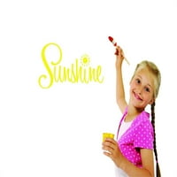 Decal - Naljepnica za zid i stick & Stick: Sunshine Inspiration Life Citiraj dnevni boravak Spavaća