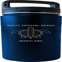Bijela kristalna plaža Maryland Suvenir Oz ugravirana mornarica izolirana dvostruka zidna čelika za