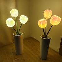 Tulip noćna lampica lampica Jednostavna LED simulacija cvjetna svjetiljka