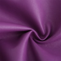 Kožne jakne za žene Žene Ladies Revel motorna jakna kaputa Zip Biker kratki punk obrezani krevetić Outerywer Purple 2xl