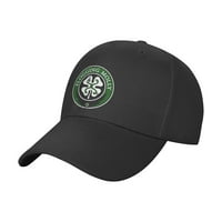 Muške i žene su oprali obojeni jedinstveni otisak s flogging molly logo podesivom traper crni