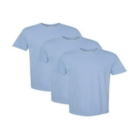 Udobne boje odraslih teška majica, 3-pakovanje, safir, 2xl