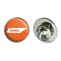 Tennessee TN Home State Solid Orange službeno licencirani metal 0,75 remel šešir za vezanje Pinback