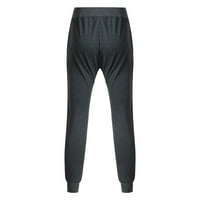 Hupta pantalone za muškarce proljeće zimske joggere čvrste patchwork nacrtajuće dukseve pantalone hlače