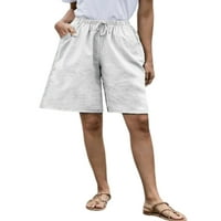 Prednjeg swald-a Bermuda kratke hlače Čvrsta boja Mini pant Srednja struka Summer Plaže Kratke hlače