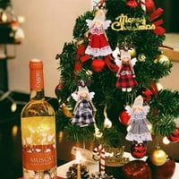 Božićna lutka, božićni viseći anđeo, privjesak za lutke Elk Angel, božićne ukrase za božićne ukrase za djecu