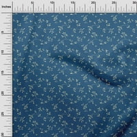 Onuone viskoza šifon srednje plave tkanine cvjetna haljina materijala tkanina za ispis tkanina sa dvorištem