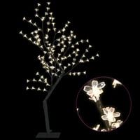 Božićno drvce LED toplo bijela svjetlo Cherry Cvijet 47.2