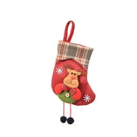 Veki decor xmas visi bombon poklon santa stablo mini čarapa božićna torba čarapa domaće dekor slatke