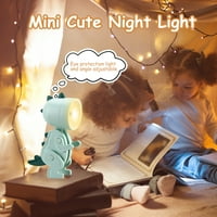 Smrinog sklopivi mini LED stolni svjetiljki Dječji noćni lagani Dinosaur Sleep Light