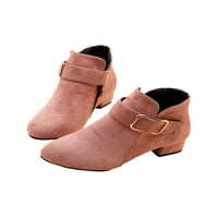 Gomelly Girls modne gležnjače cipele s niskim potpeticama cipele ružičaste 11c