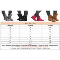 Colisha Womens Boots za gležnjeve modne patentne kopče Slouch Ležerne prilike ravne potpetice na sredinu