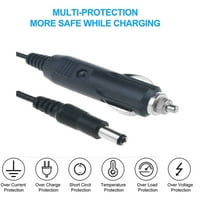 OMILIK CAR DC adapter kompatibilan sa Zebra M2I-0UB00010- M3i-0UB00010- Napajanje napajanja