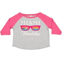 Inktastic Miami Florida Izlet na plaži Poklon Toddler The Girl Majica Toddler