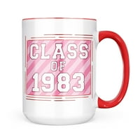 Neonblond klase 1983. godine, u ružičastoj šalici za ljubitelje čaja za kavu