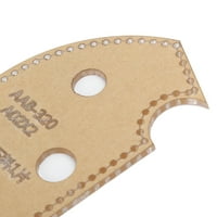 Akrilni predložak, izdržljiv čvrst prijenosni DIY kožni čebnjak za diiy kožne torbice za opće namjene