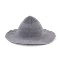 Dizajn špica HAT HALLY HALLOWEEN Cosplay šešir za žene Plain Woold Blend Wizard Sklopivi šešir