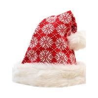 TutunAumb zimski božićni šešir Dječji ukrasi odraslih Poklon Visokokvalitetni dvostruki plišani šešir