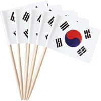 Korejska zastava Korejske zastave za zube za zastave Mali mini korejski cupcake topmpes Stick zastava