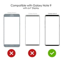 CASTIZATNJNK Torbica za Samsung Galaxy Note - Custom Ultra tanka tanka tvrdi crni plastični poklopac