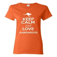Dame se drže smireno i volite kangaroos velikim ljubiteljima životinja za životinje za stopala
