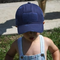 Dječji šeširi kape roditeljski dječji američki zastava za bejzbol majka njena kćer sin zaštita od sunca