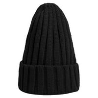 Wendunide odjeća za odjeću, modna vunena kapa Ženska zimska pletena ovratnik na šeširu Debela topla