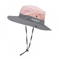 Dječje djevojke Ponytaita ljeti sunčani šešir Široka BRIMU UV zaštitna kašika šešir