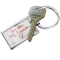 Keychain mi si mi najdraži crveni kotlor za Valentinovo