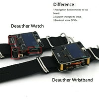 Wifi Duether Watch v V Ručni nosač Nosedivi ESP programibilni razvojni pamet Smart Watch