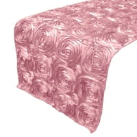 Saten rozeta stol za trkače podignute ruže ružičaste boje